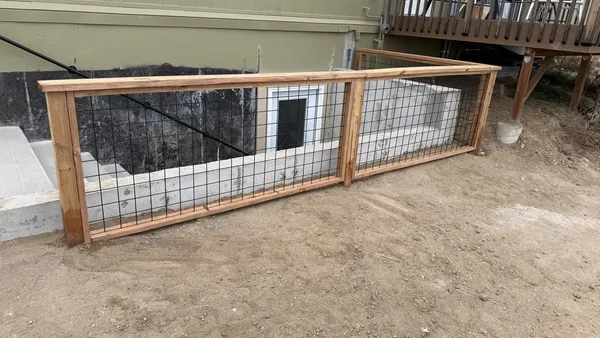 Deck railing install